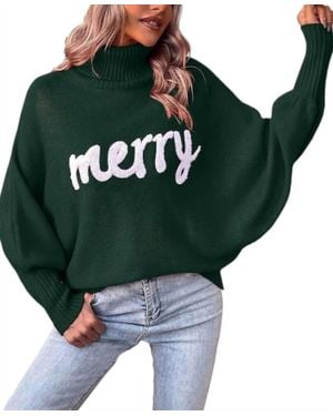 Supreme Fashion Merry Sweater - Green