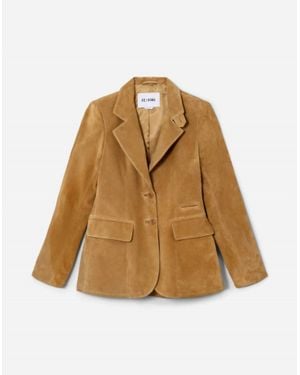 RE/DONE Classic Suede Blazer - Natural