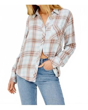 Rails Hunter Long Sleeve Shirt - Gray