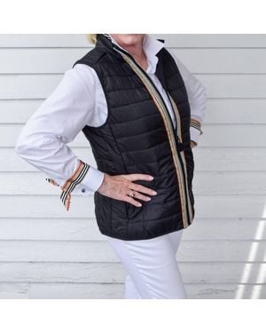 Pearly Vine Maggie May Puffer Vest - Blue