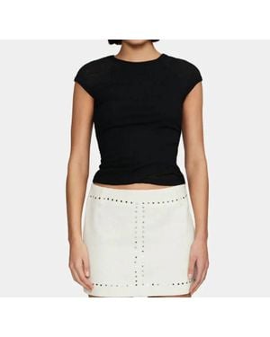 Ownley Martha Baby Tee - Black