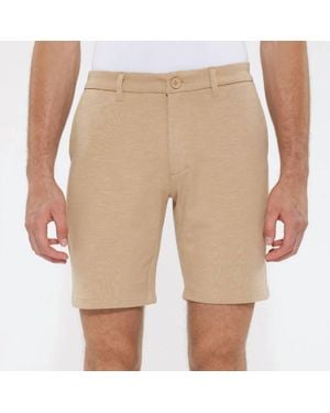 Postmarc Solid Slub Knit Fleece Short - Natural