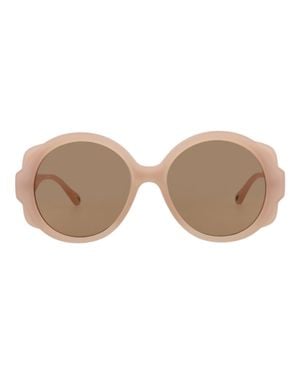 Chloé Round-Frame Recycled Injection Sunglasses - Multicolor