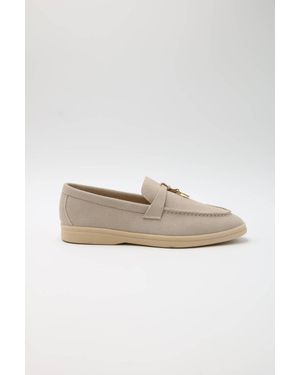BEAST FASHION Charlie Accent Loafers - White