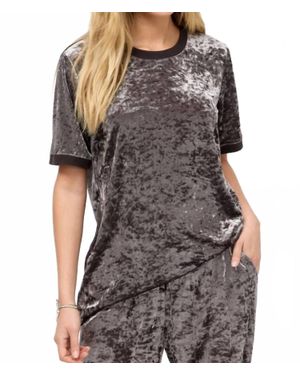 Johnny Was The Velvet Tee - Gray