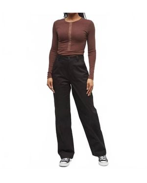 Tentree High Rise Carpenter Pant - Black