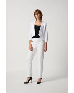 Joseph Ribkoff Tailored Slim Pant - White