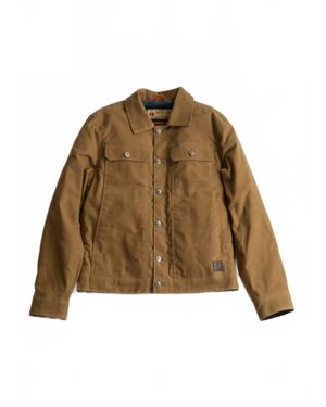 Iron & Resin Waxed Canvas Mechanic Jacket - Natural