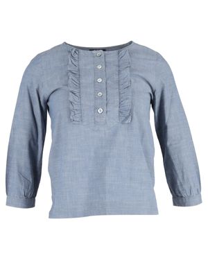 A.P.C. A. P.C. Cleo Blouse - Blue
