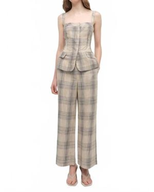 Jonathan Simkhai Kennedy Cropped Pants - Natural
