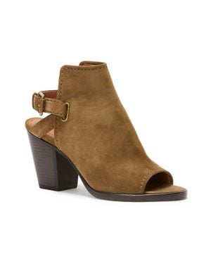 Frye Dani Shield Sling Peep Toe Sandal - Brown