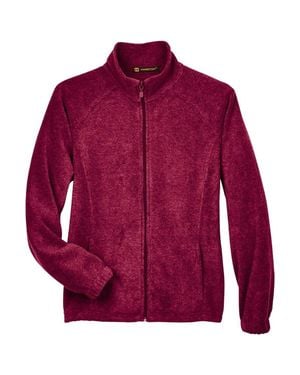 Harriton Full-Zip Fleece - Red