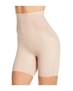 Miraclesuit Fit And Firm Hi Waist Bike Pants - Natural