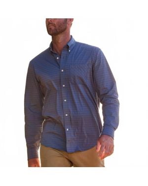Tom Beckbe Powell Performance Sport Shirt - Blue