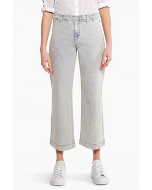 NIC+ZOE Mid Rise Wide Leg Jean - Gray