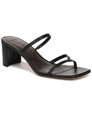Vince Ona Leather Strappy Sandal - Black