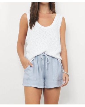 Lamade Sweater Knit Tank - Blue
