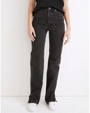 Madewell The Perfect Vintage Jeans Denim Straight Leg Jdm1067 - Black