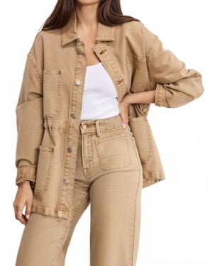 GOOD AMERICAN Canvas Jacket - Natural