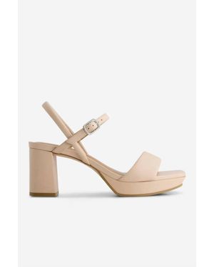 Bernardo Cant Platform Sandal - White