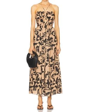 Rails Silvia Midi Dress - Metallic