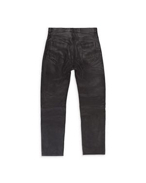 Purple Brand Leather Pant Beauty Skinny Jeans - Gray