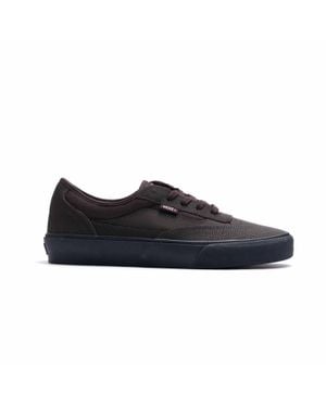 Vans Skate Curren Caples Leather Skate Shoes - Black