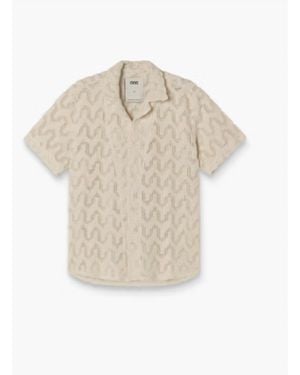 Oas Cuba Crochet Shirt - White