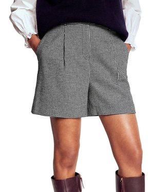 Boden Wool-Blend Tailored Short - Gray