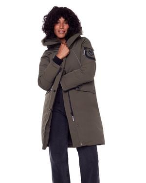 Alpine North Laurentian Vegan Down (Recycled) Long Parka - Gray