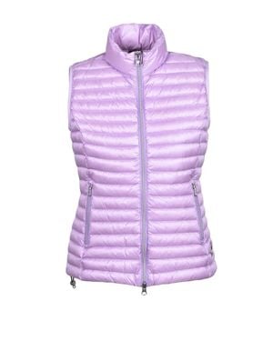 Colmar Lightweight Down-Filled Vest With Zip Closure - Purple