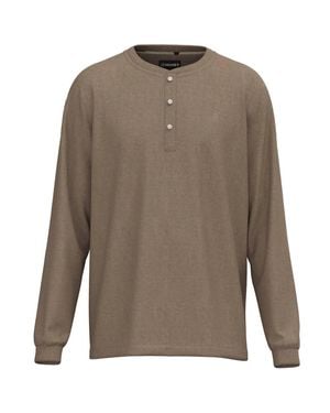 Hooey Aztec Long Sleeve Thermal Shirt - Gray