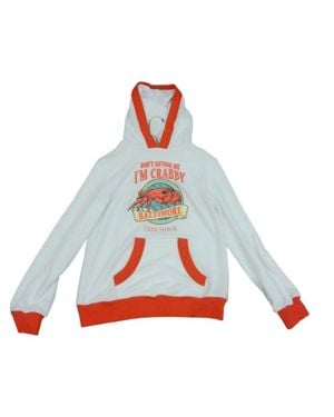 Wildfox Kids' I'M Crabby Baltimore Hoodie - White