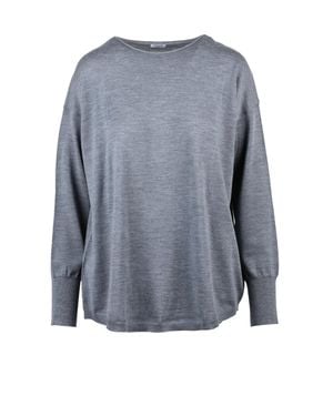 Aspesi Boat Neck Sweater - Blue