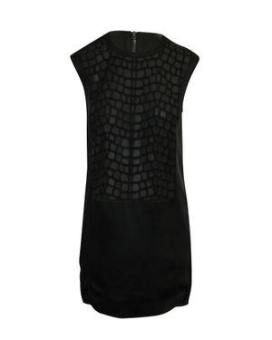 Helmut Lang Embossed Mini Dress - Black