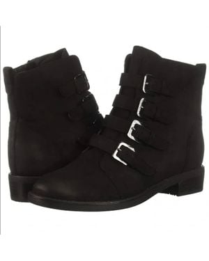 Blondo Elana Nubuck Suede Leather Ankle Boots - Black