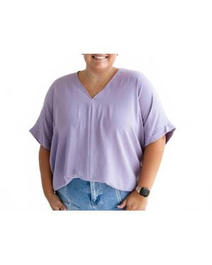 Jodifil Love You Blouse - Purple
