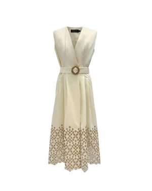 Exquise Mackenzie Midi Dress - Natural