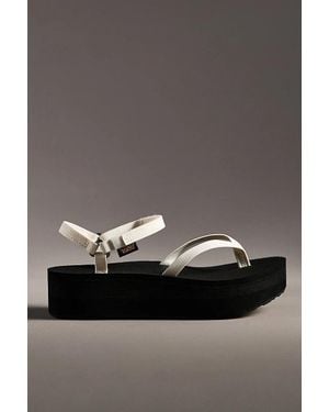 Teva Flatform Slim Sandals - Gray