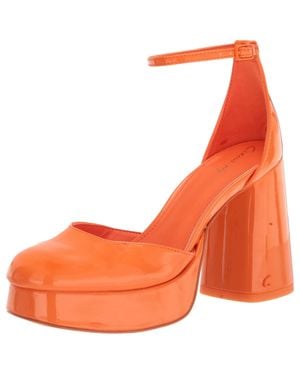Circus by Sam Edelman Rosa Ankle-Strap Platform Pumps Popsicle I5413S1800 - Orange