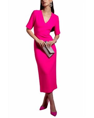 Anna Cate Meredith Midi Dress - Pink