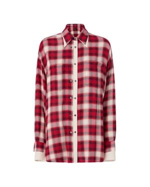 Pinko Clivia Camicia Checkered Long-Sleeve Shirt