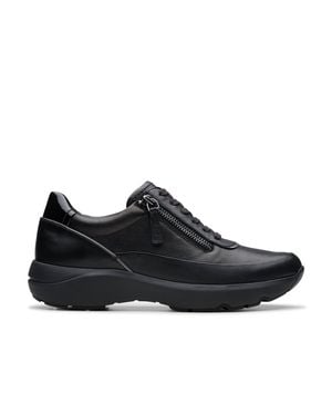 Clarks Tivoli Zip - Black