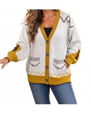 Cinch Western Cardigan - Gray