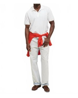 Alex Mill Garment Dyed Polo - Red