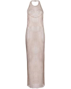 Jonathan Simkhai Inaya Halterneck Maxi Dress - White