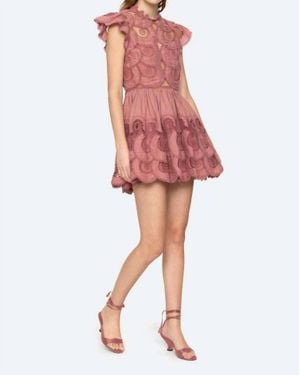 Sea Drea Mini Dress - Red