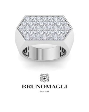 Bruno Magli Lab Grown Diamond Cluster Ring - White