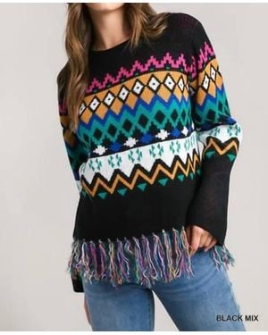 Umgee Agarita Sweater - Black