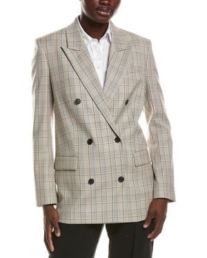 BOSS Jukana Wool-Blend Blazer - Gray